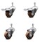 Service Caster 3.5 Inch High Temp Glass Filled Nylon 3/8 Inch Stem Caster Lock Brakes SCC, 2PK SCC-TSTTL20S3514-GFNSHT-381615-2-S-2 - alternate 1